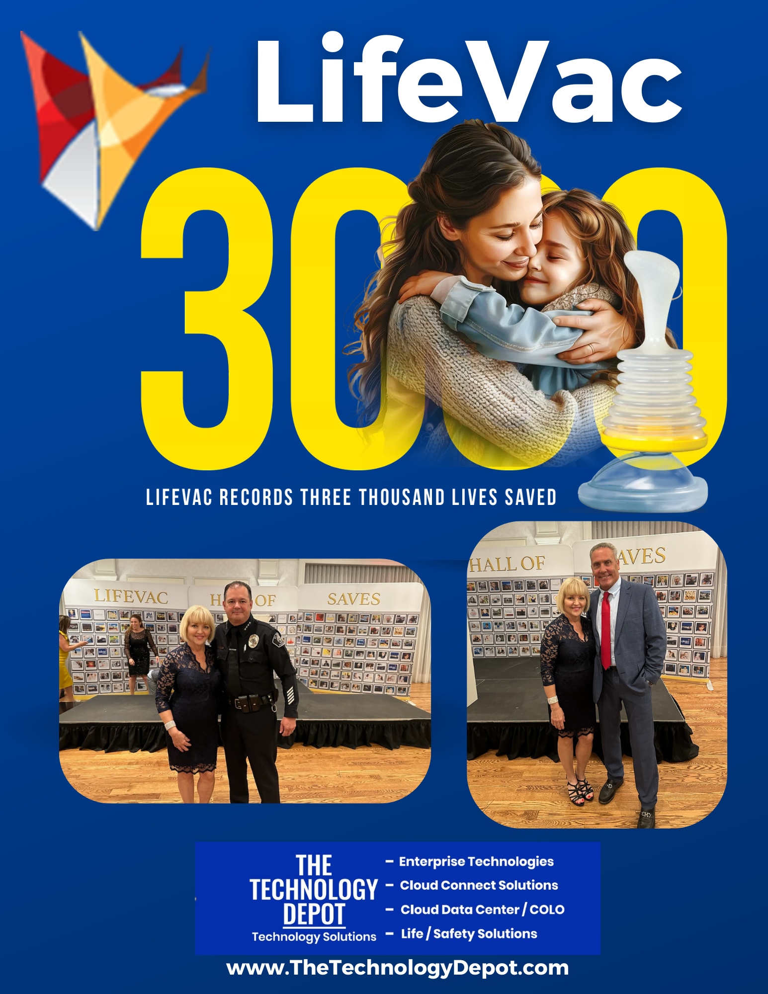 LifeVac milestone banner