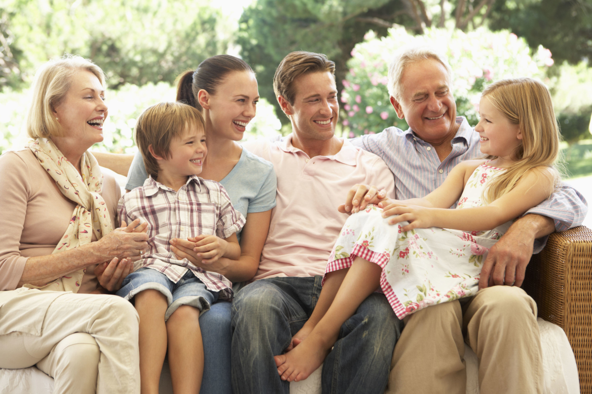A multigenerational family